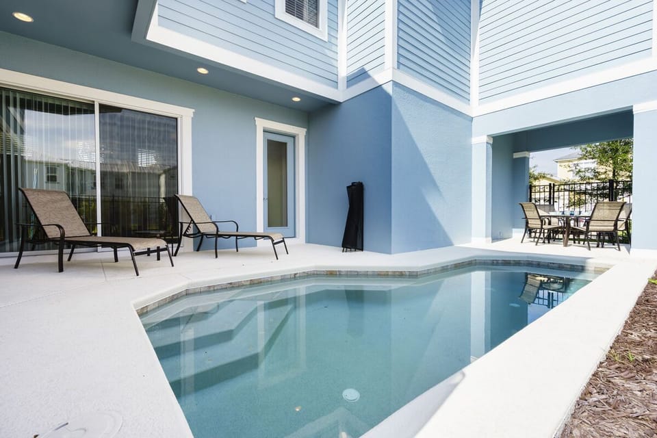 Lounge next to your private pool