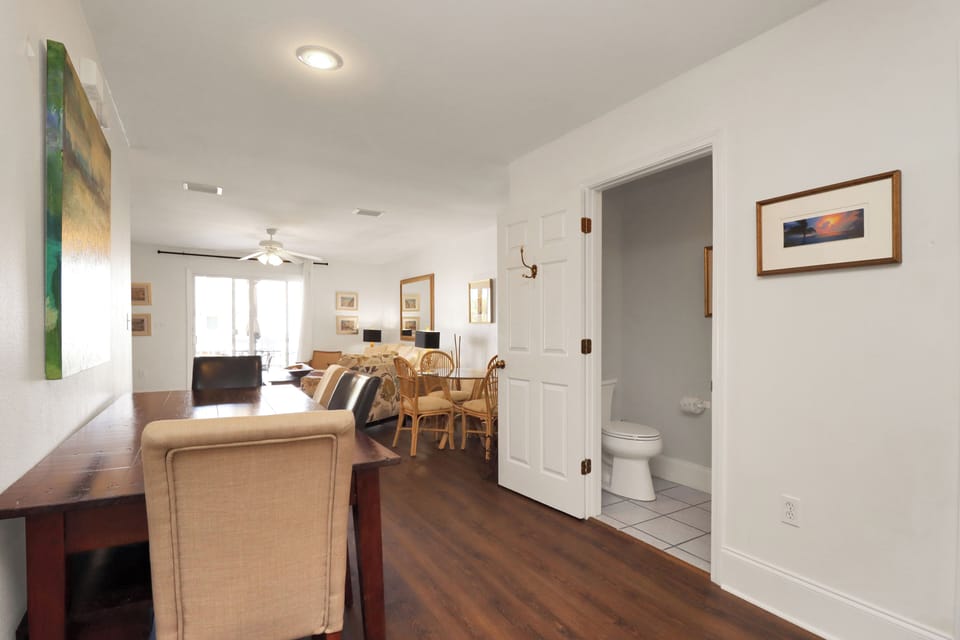 Living Area with Half Bath