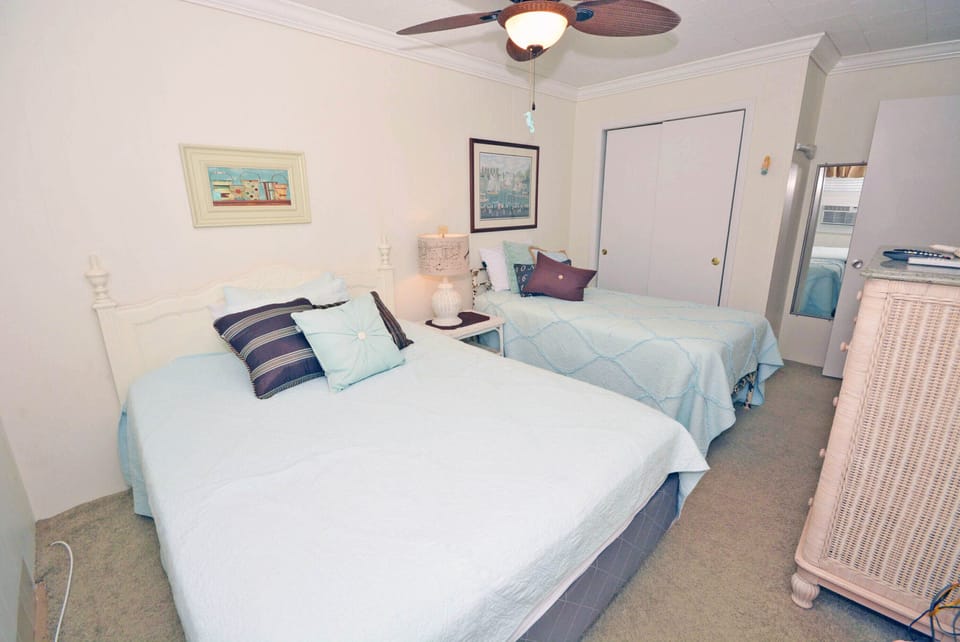 Second Bedroom with Queen & Twin