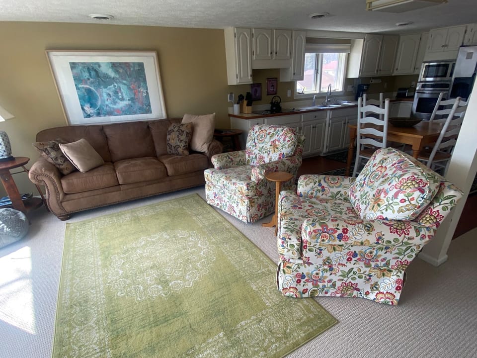 Living Room - WiFi, Satellite TV, DVD player, Books