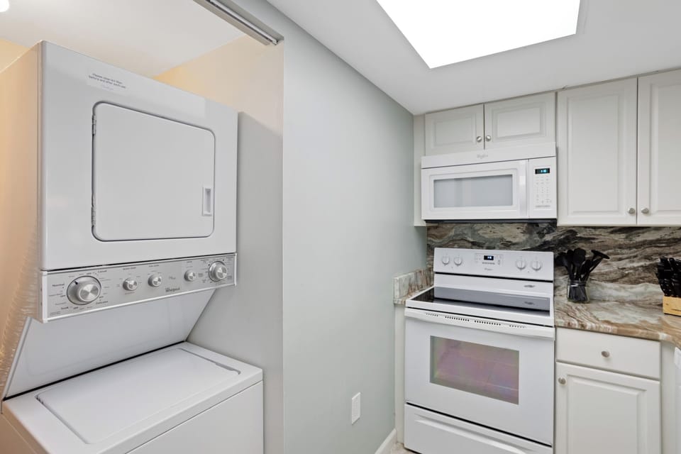 Washer and Dryer in the unit.