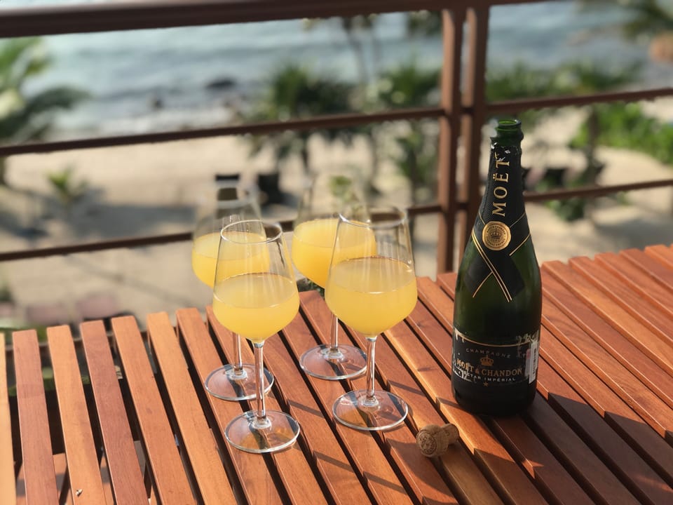 Mimosas on the Balcony?