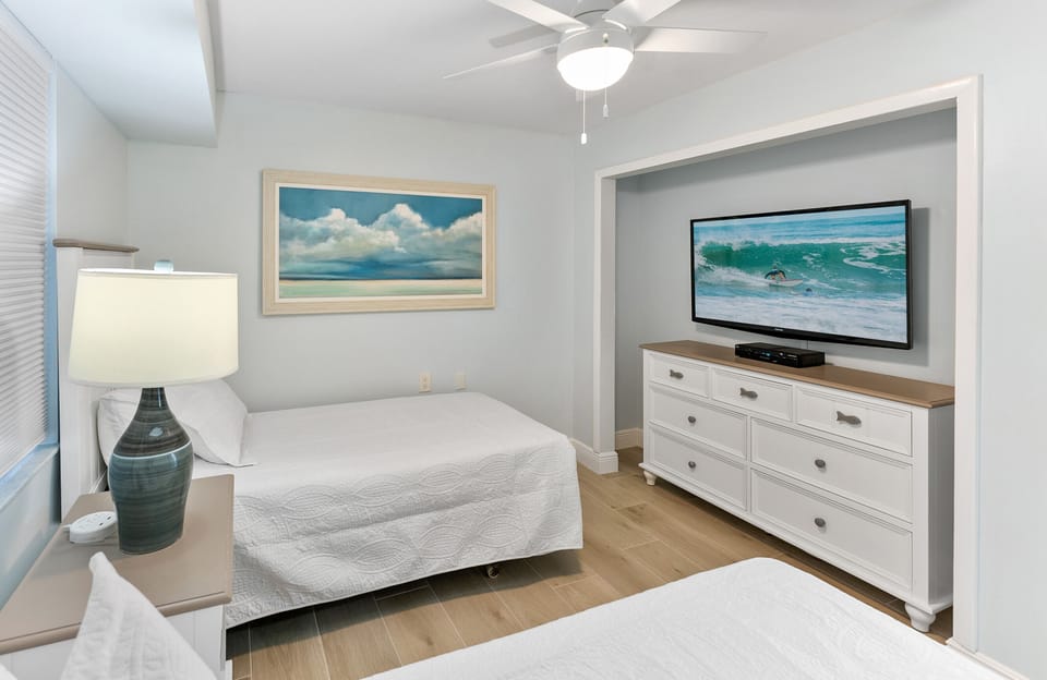 Unwind in the relaxing guest space complete with a flat screen TV