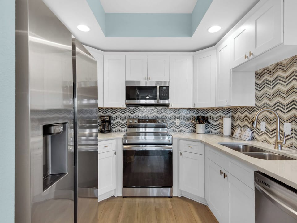 Updated Kitchen with Stainless Appliances