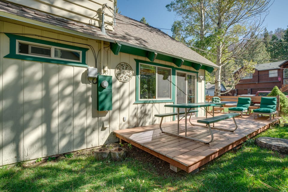 Private Deck | Outdoor Dining Area | Gas Grill (Propane Provided)