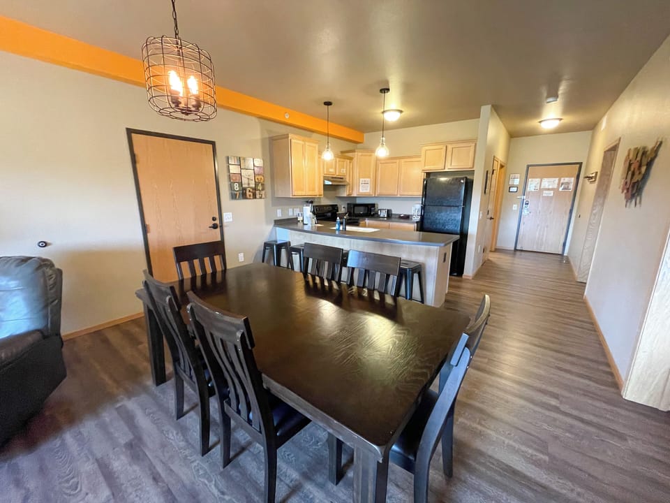 Dining Area with Table and Seating