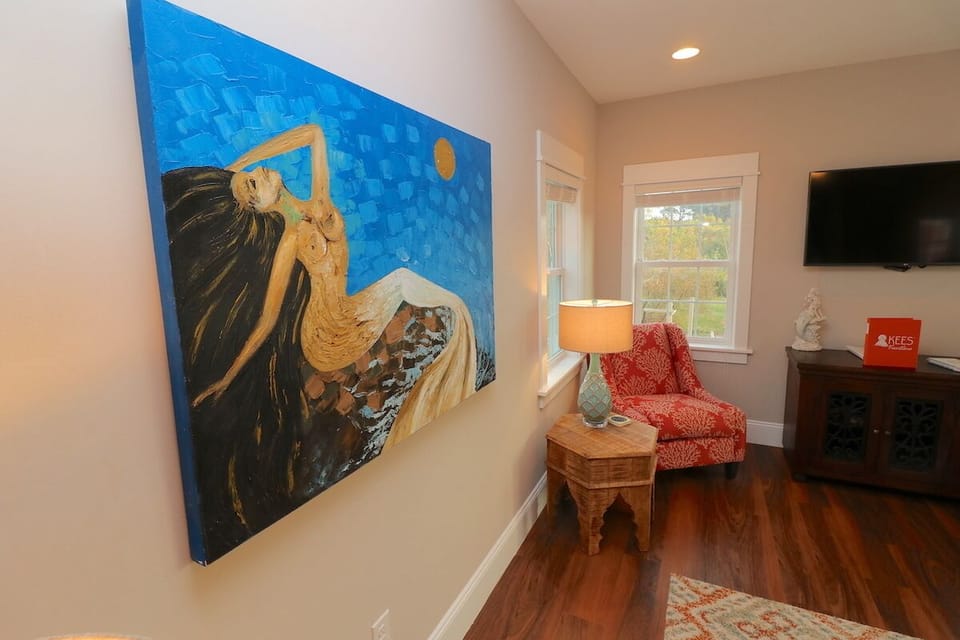Living Room Located on the Second Level