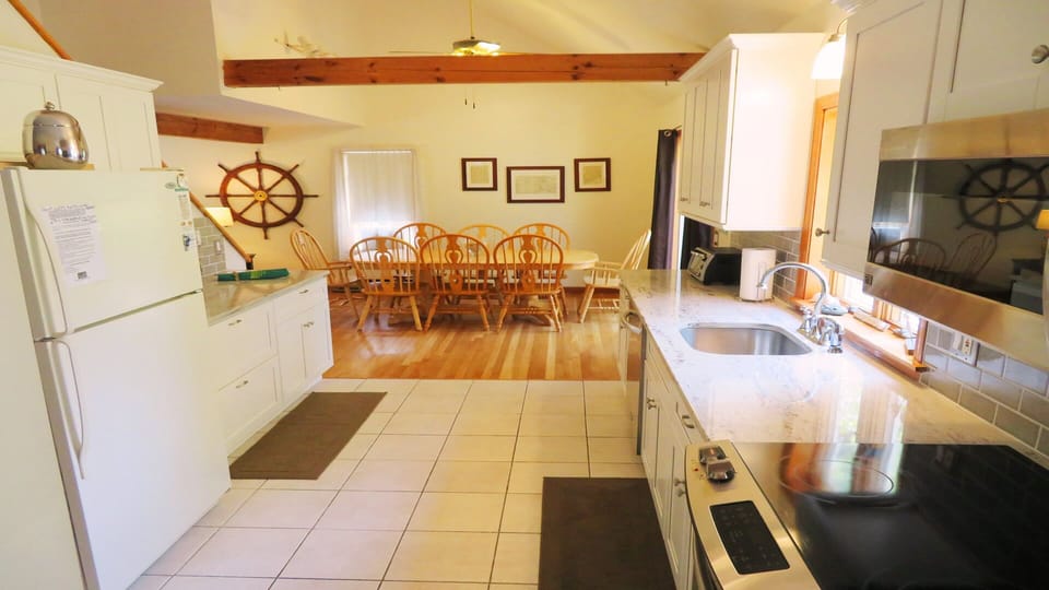 Another view of kitchen looking to dining area - 180 Hardings Beach Road Chatham Cape Cod - New England Vacation Rentals