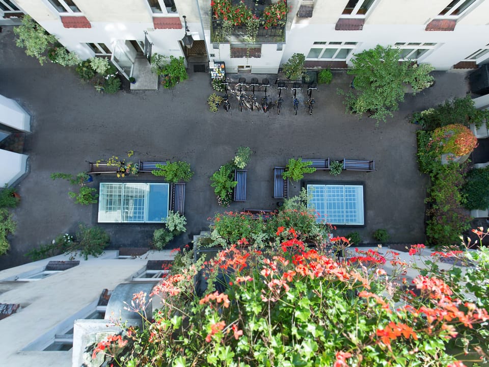 Courtyard view