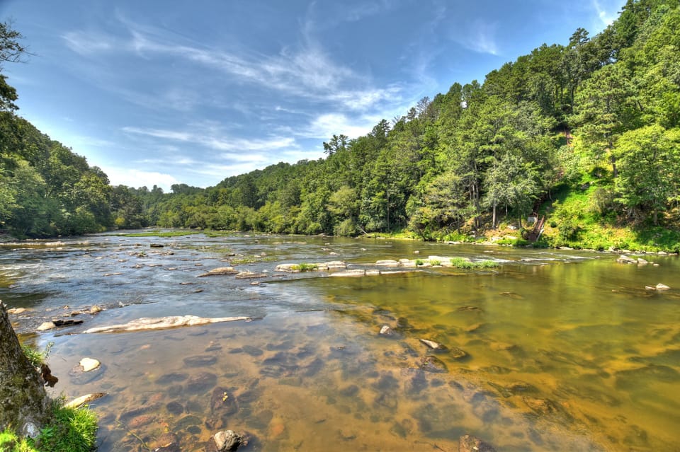 The Coosawattee River is right outside your door!