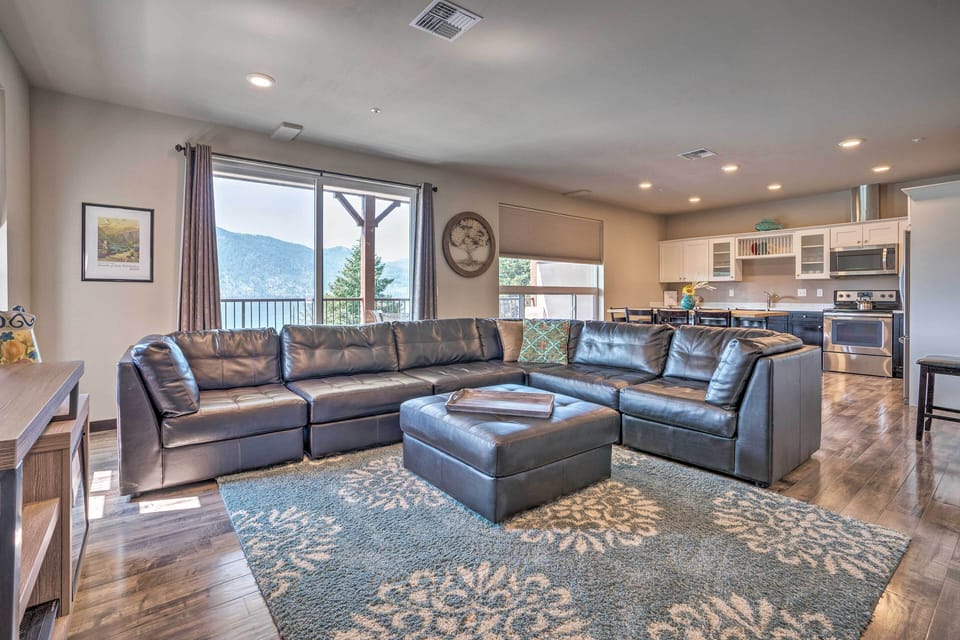 Living Room | Full Sleeper Sofa | Central A/C & Heating | 2 Smart TVs