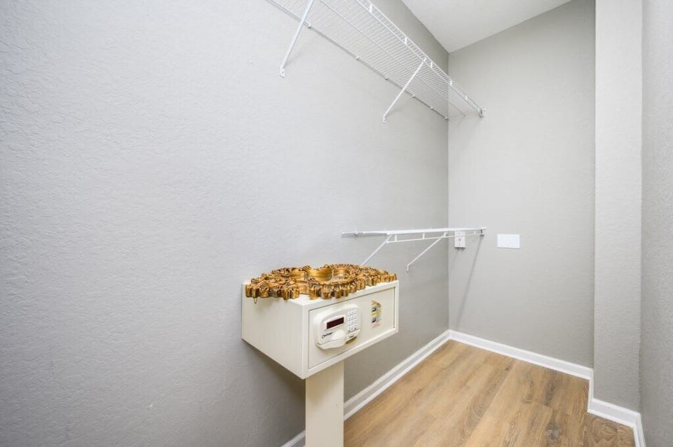 Primary Closet with Safe