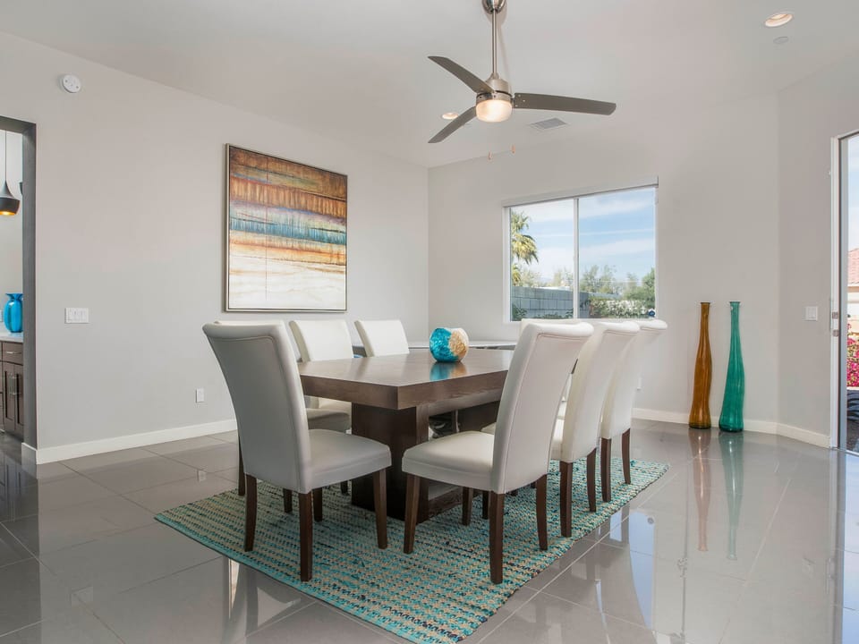 Interior Dining Space / Palm Springs Vacation Rental