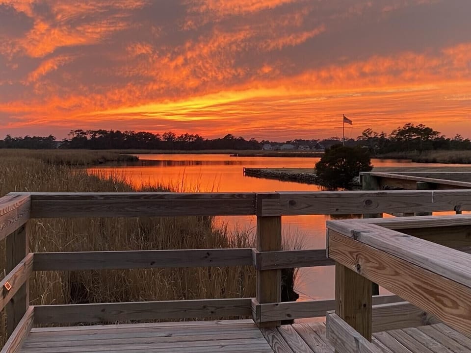 Sunset over Bermuda Bay