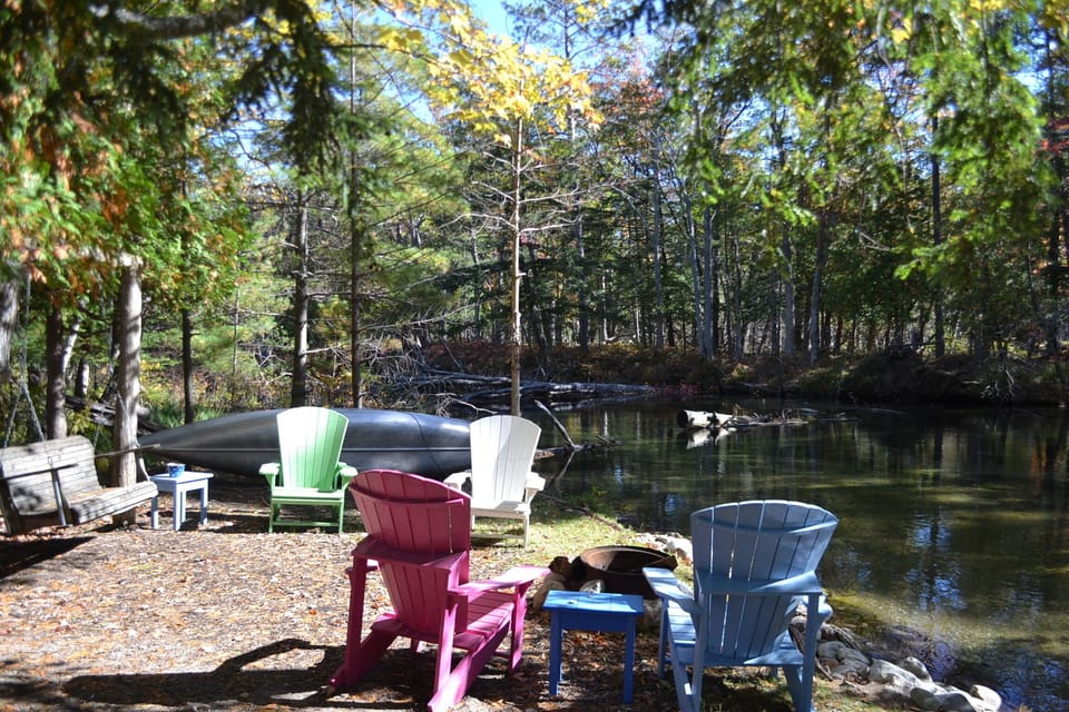 Private area across the street on the Crystal River
