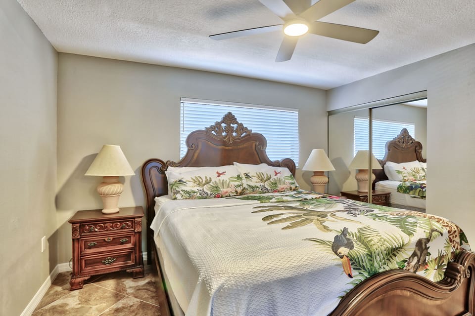 Bedroom with King Sized Bed