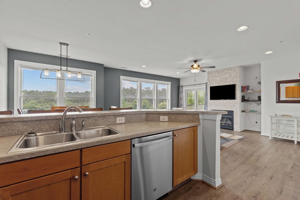 Kitchen with Bar Stool Seating