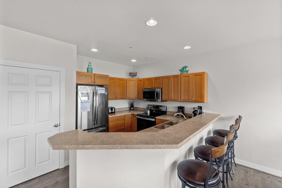 Kitchen with Bar Stool Seating