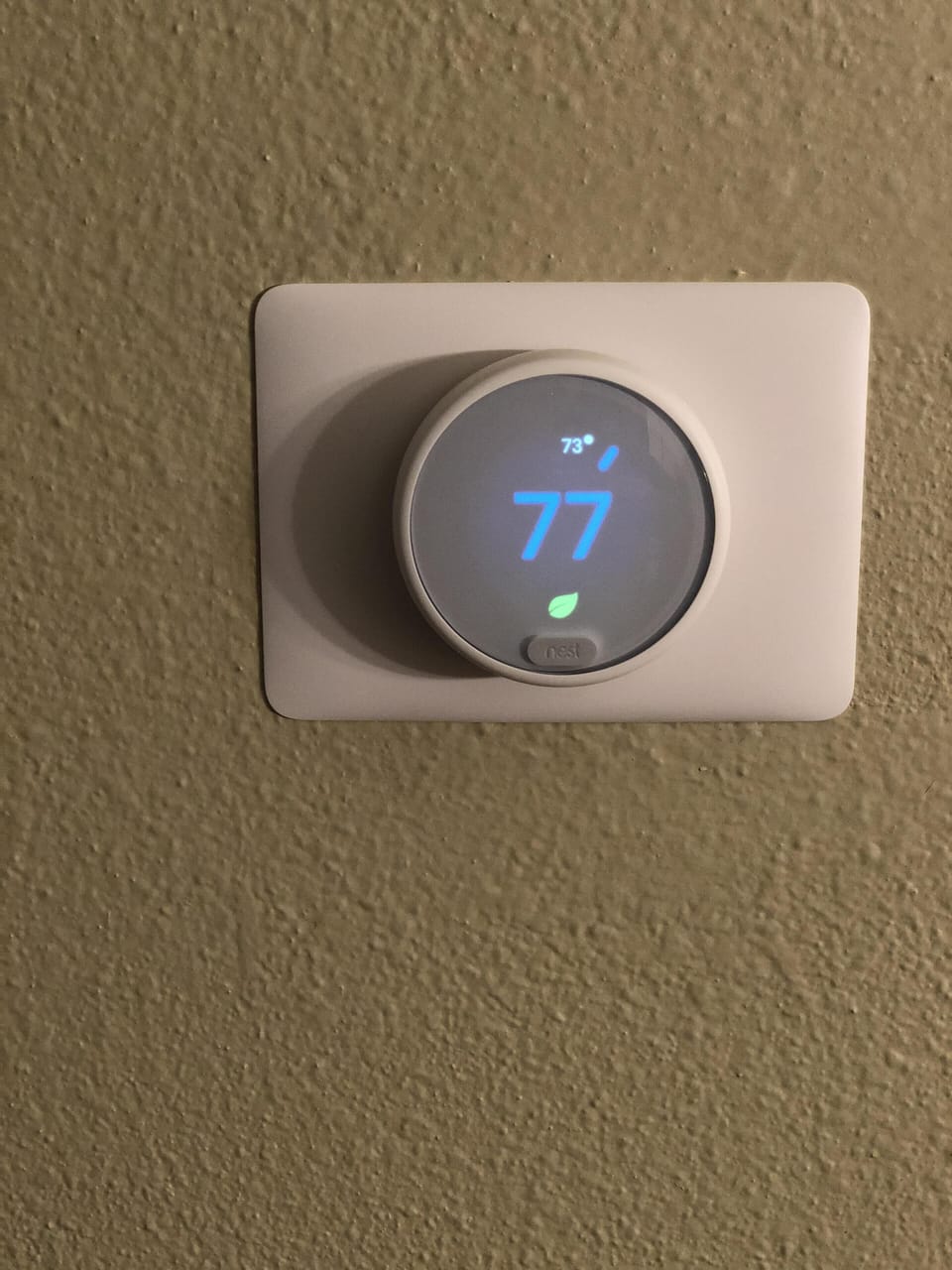 Nest thermostat...your desired temperature, always