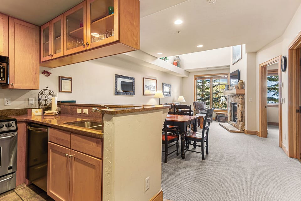 View of Kitchen/Living area