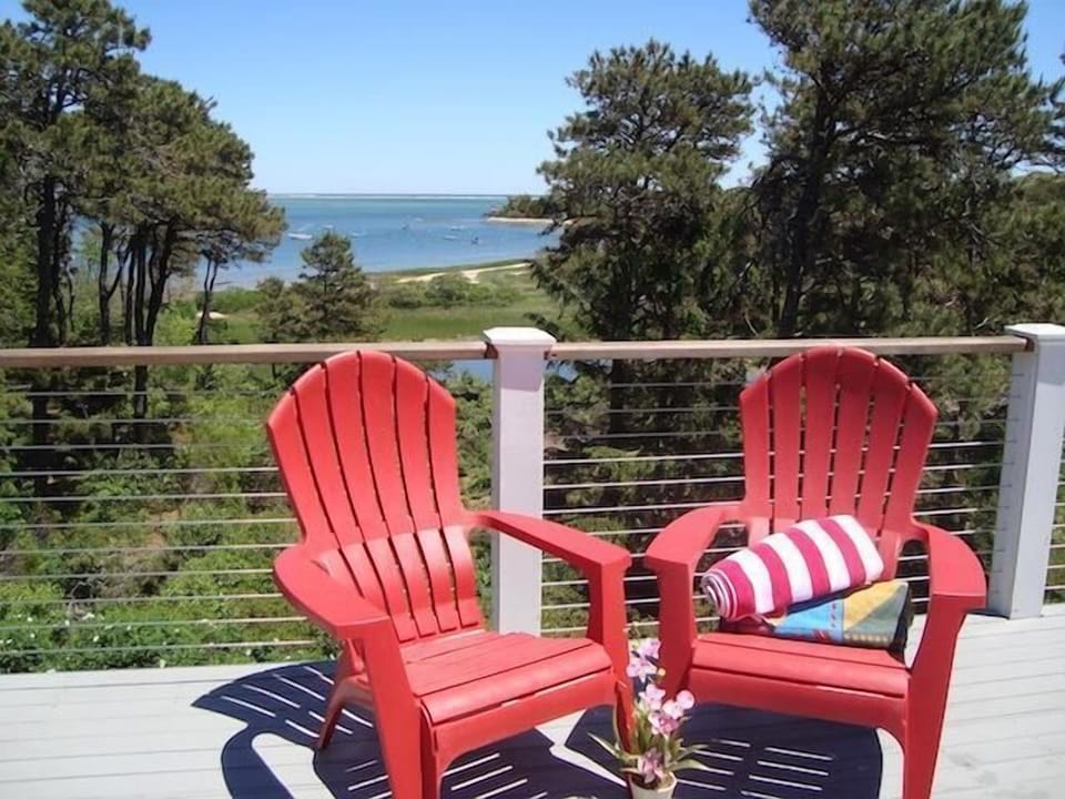 View from Upper deck - Waterfront North Chatham Cape Cod New England Vacation Rentals