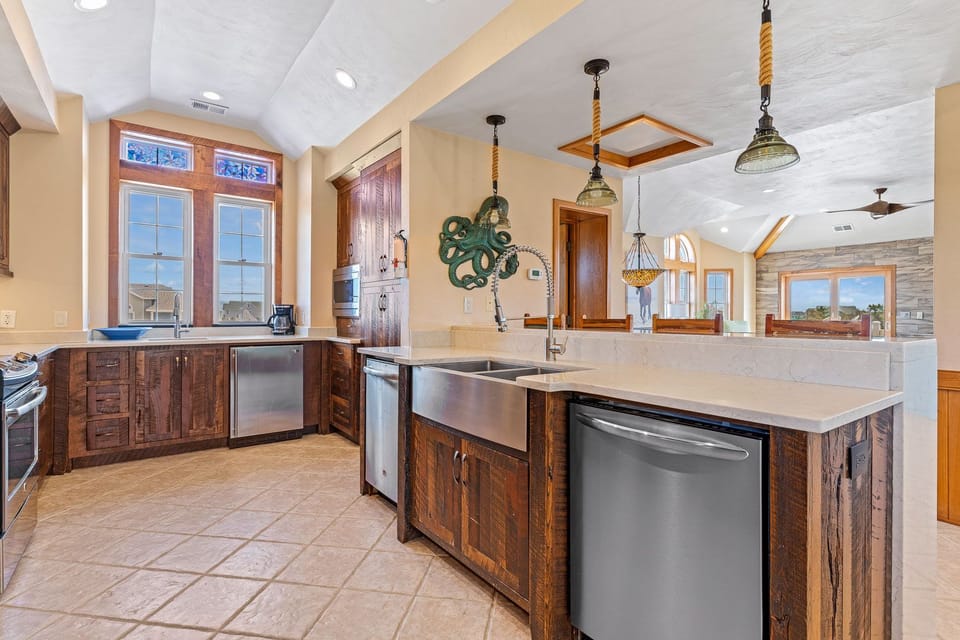 Kitchen with Stainless Steel Appliances
