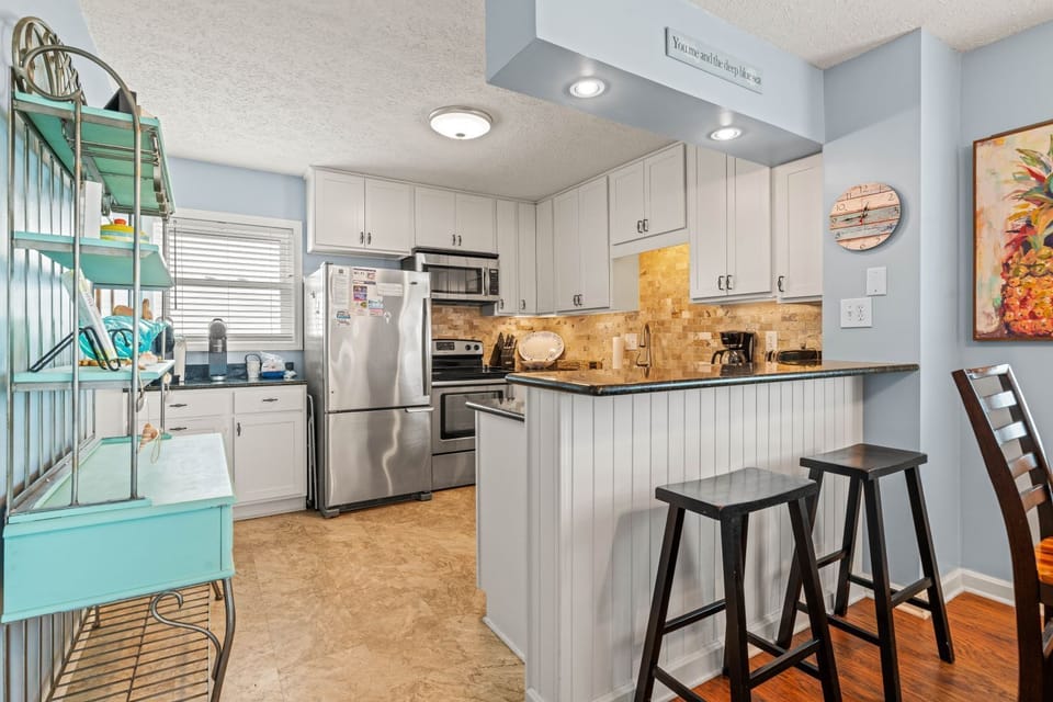 Kitchen with Bar Stool Seating