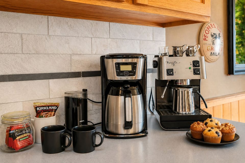 But first coffee or espresso....the best way to start the day