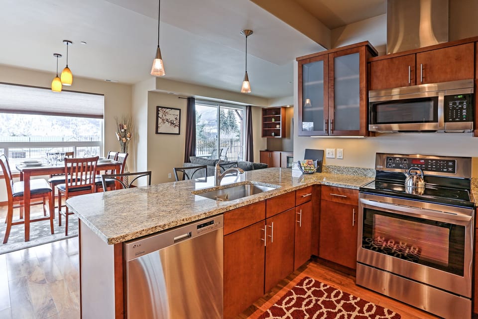 You'll love the open layout of this bright property.