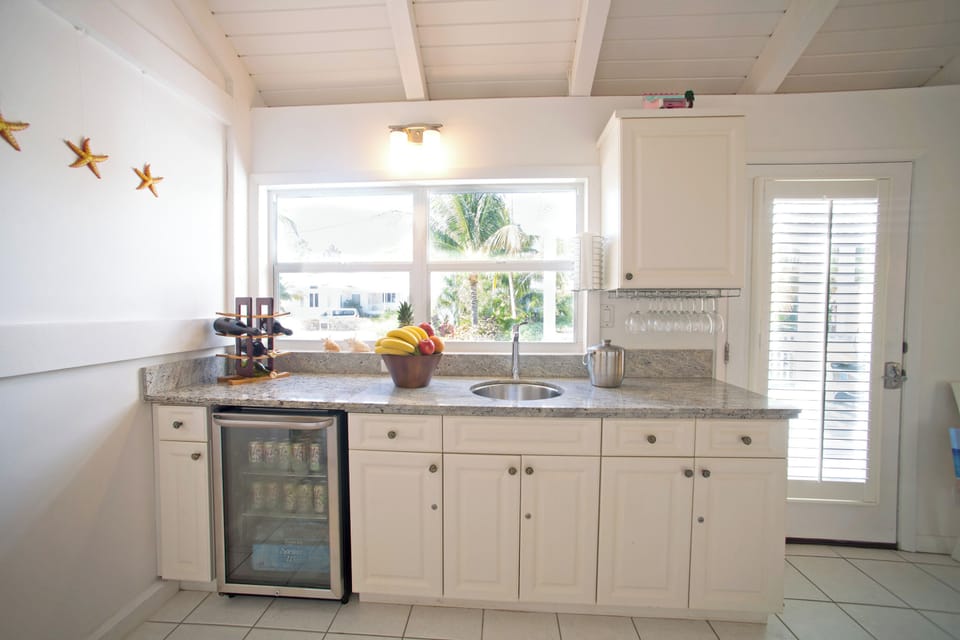 Enjoy the beverage bar for your morning coffee or afternoon cocktails.