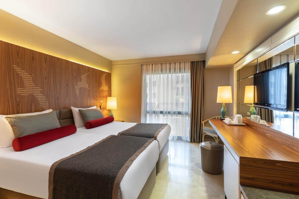 Minibar, in-room safe, desk, blackout drapes
