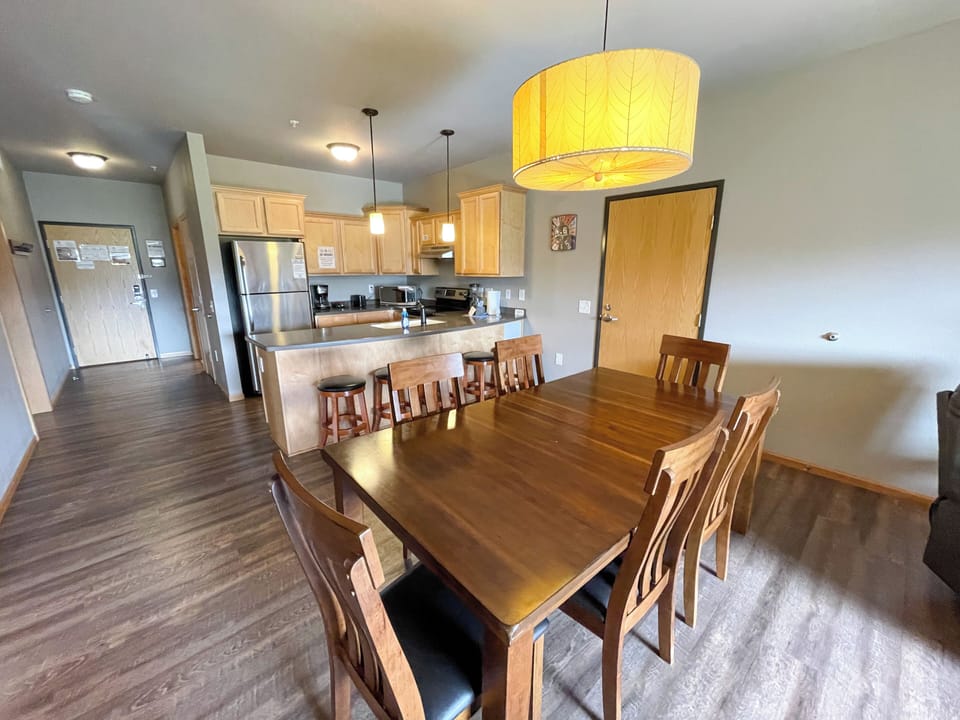 Dining Area with Table and Seating