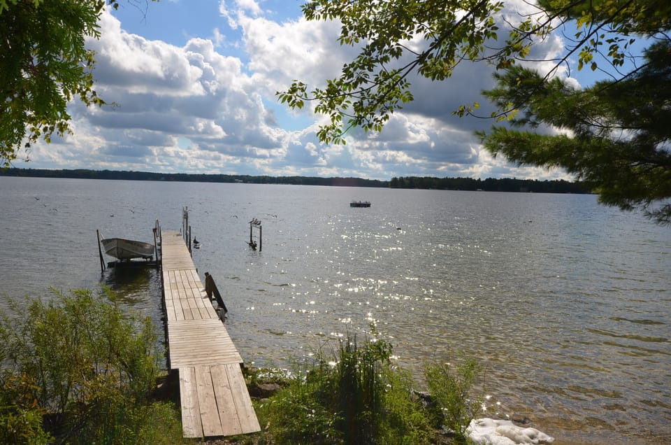 Dock available for loading and loading boats. No tying up to the dock.