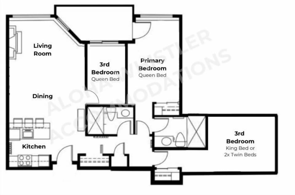 Aspens #428 Floor Plan