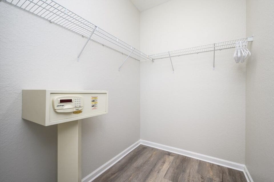 Primary Closet with Safe