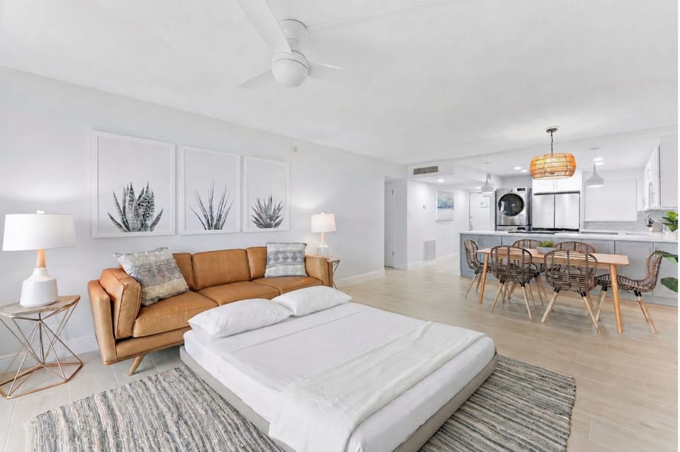 Queen air mattress for additional living room sleeping
