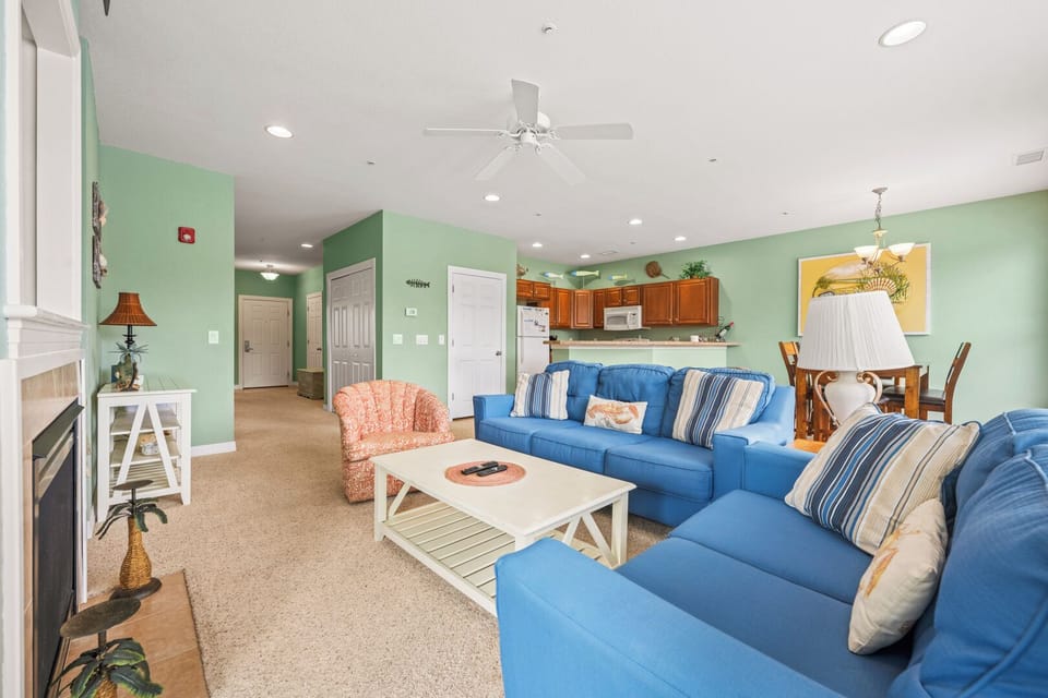 Living Area with Deck Access