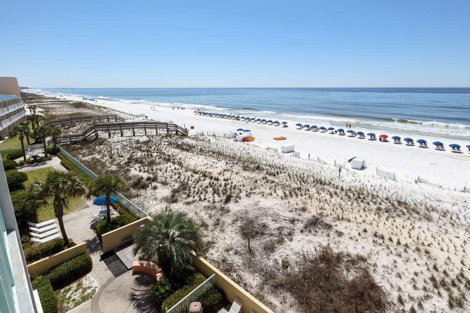 More Spectacular Balcony Views - You can see the white sandy beaches for miles.