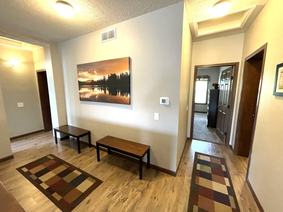 Main Level Transitioning to the Bedrooms and Bathrooms