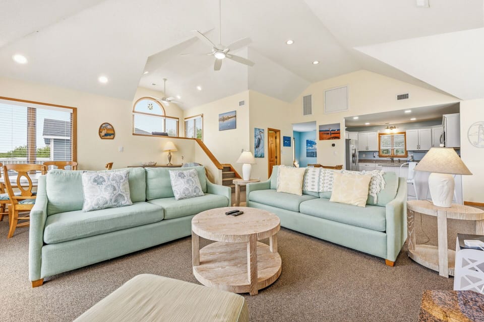 Third Level Living Area with Deck Access