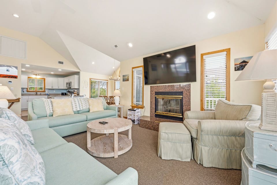 Third Level Living Area with Deck Access