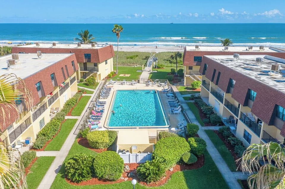 Scenic Community View with a wide Pool at the Center!