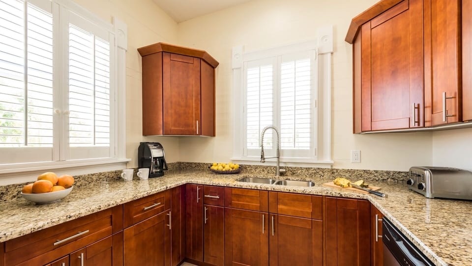 Plenty of cabinet and countertop space...