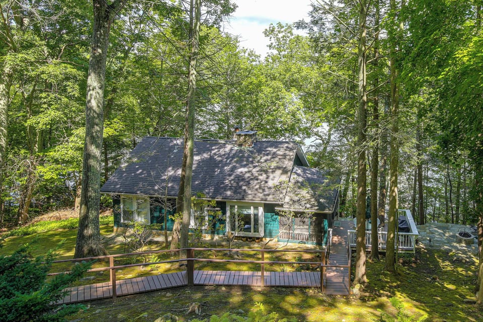 Exterior | Driveway (2 Vehicles) | Private Lakefront & Dock