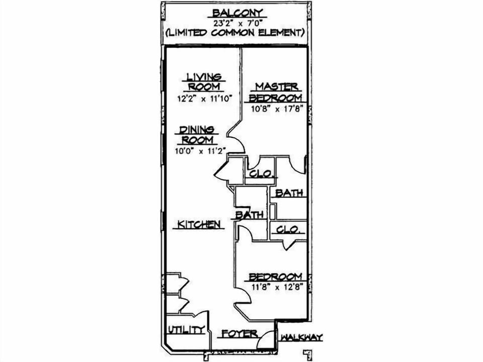 Floor Plan - Floor plan for unit 101