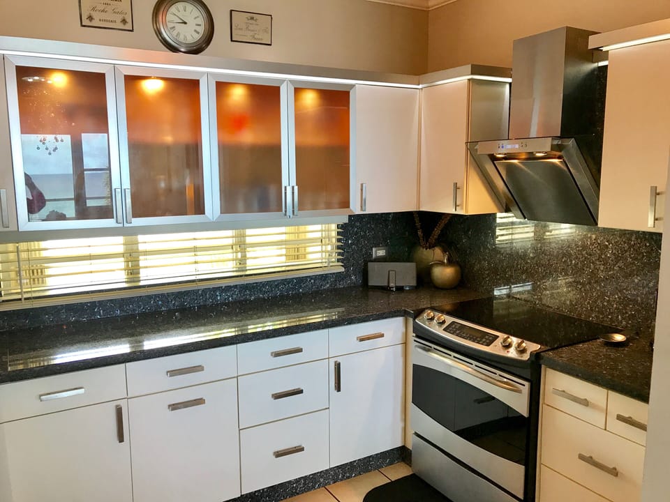 Granite counter tops and SS appliance 