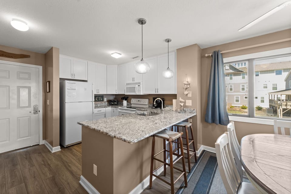 Kitchen with Bar Seating