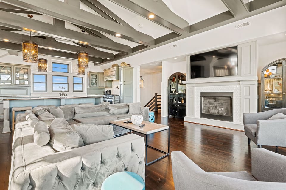 Living Room Area Located on the Third Level