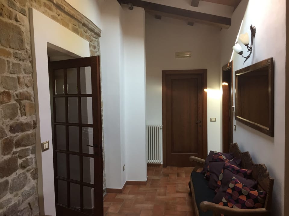 downstairs corridor