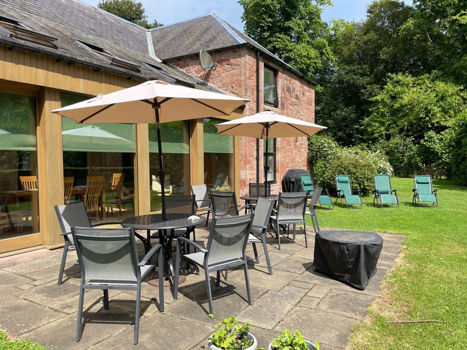 Patio with outdoor seating